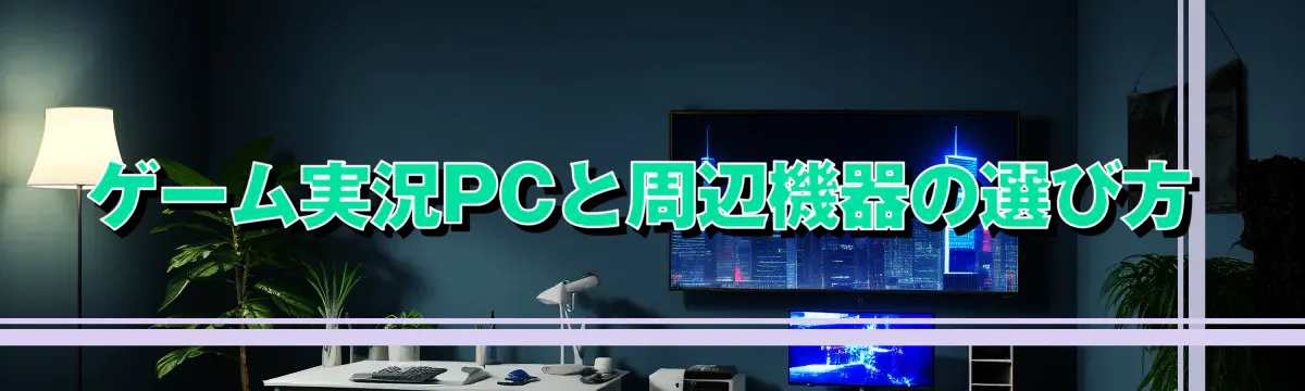 ゲーム実況PCと周辺機器の選び方