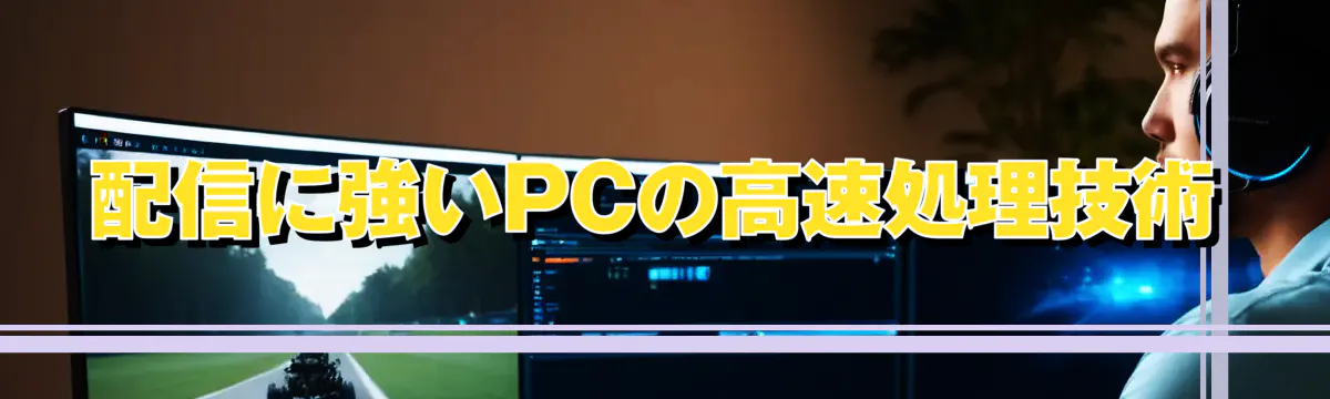 配信に強いPCの高速処理技術