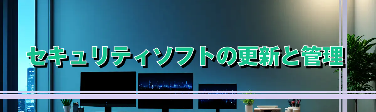 セキュリティソフトの更新と管理