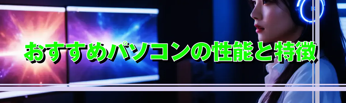 おすすめパソコンの性能と特徴