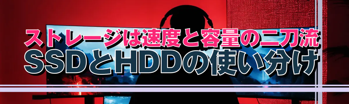 ストレージは速度と容量の二刀流 SSDとHDDの使い分け