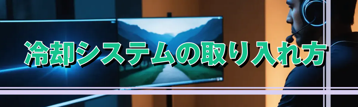 冷却システムの取り入れ方