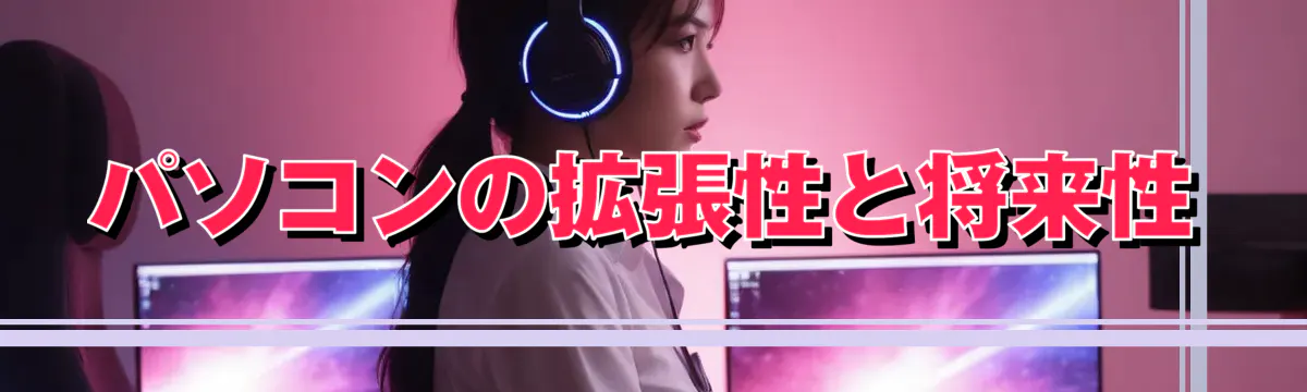 パソコンの拡張性と将来性