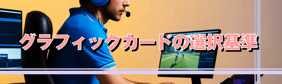 グラフィックカードの選択基準
