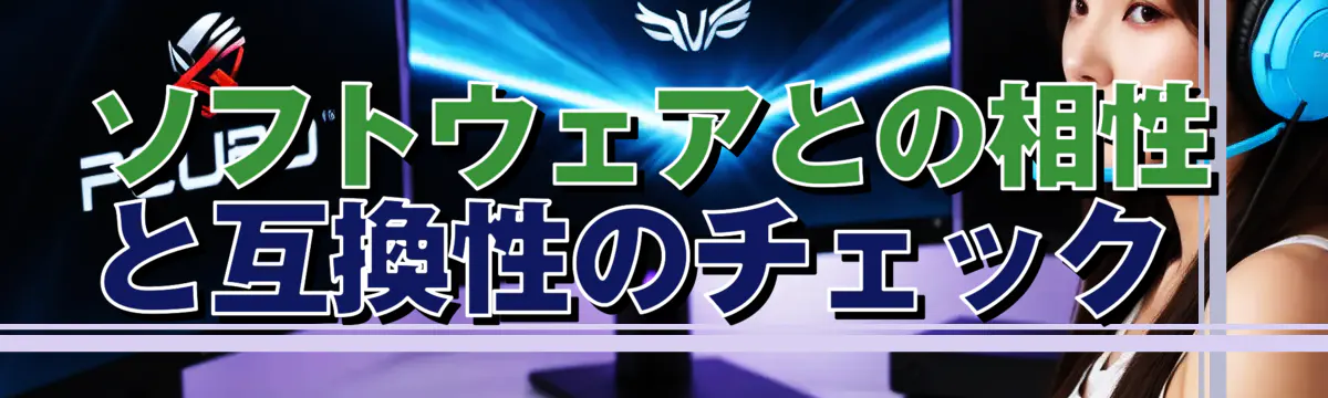 ソフトウェアとの相性と互換性のチェック 
