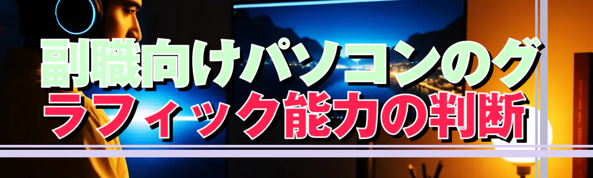 副職向けパソコンのグラフィック能力の判断