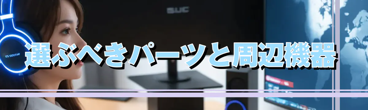 選ぶべきパーツと周辺機器