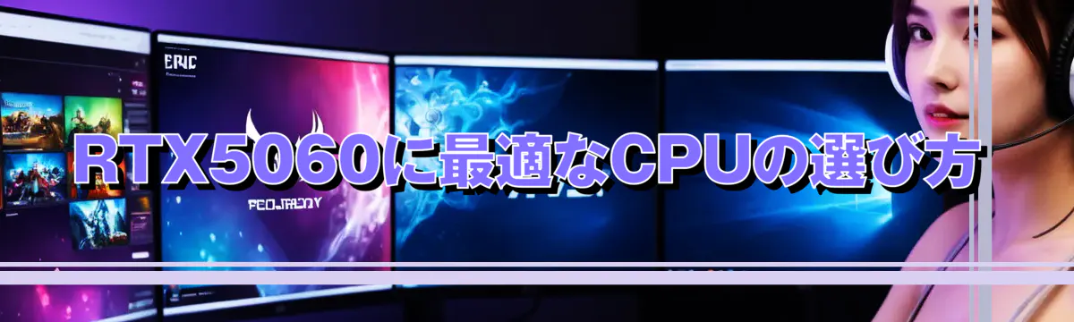 RTX5060に最適なCPUの選び方