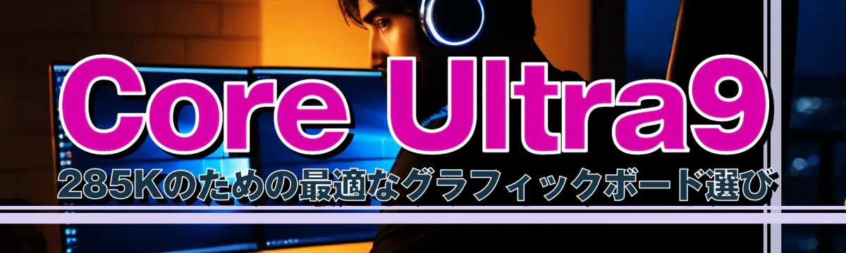 Core Ultra9 285Kのための最適なグラフィックボード選び