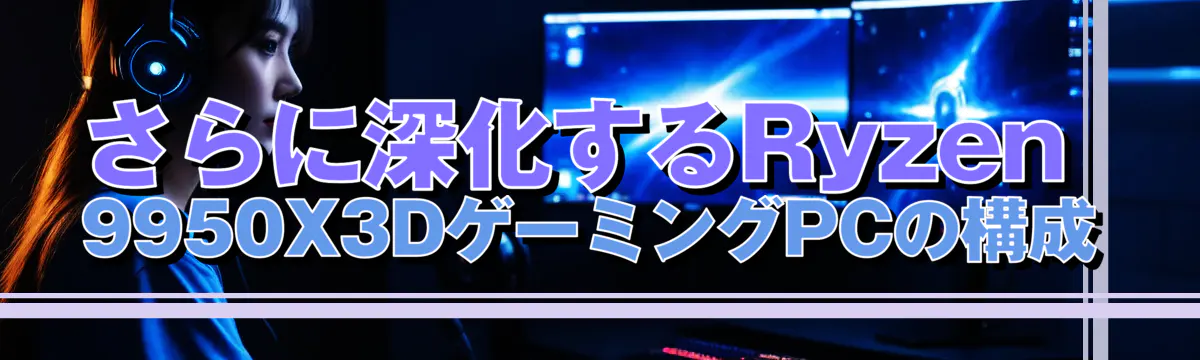 さらに深化するRyzen 9950X3DゲーミングPCの構成
