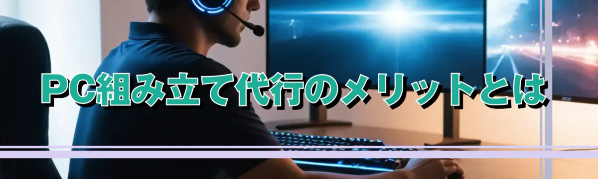 PC組み立て代行のメリットとは