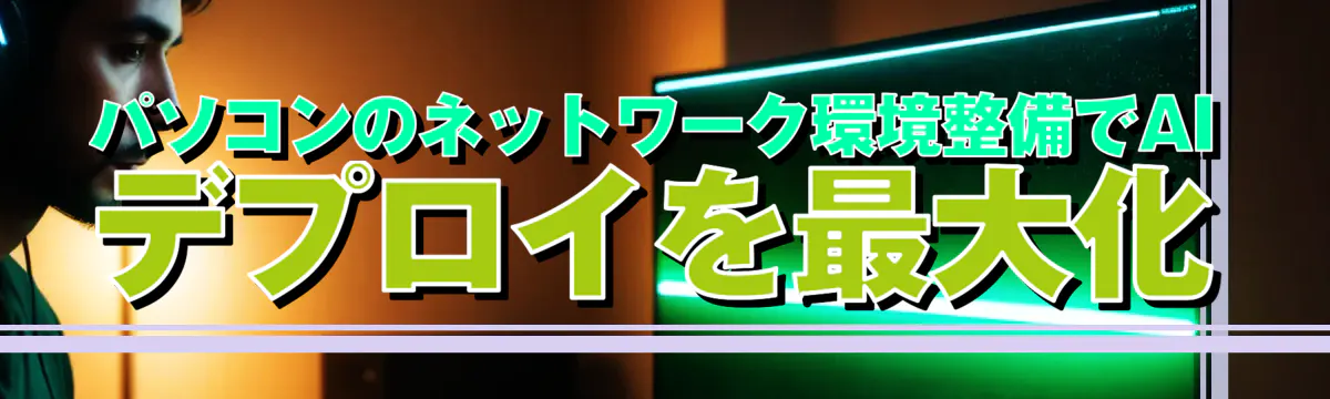 パソコンのネットワーク環境整備でAIデプロイを最大化