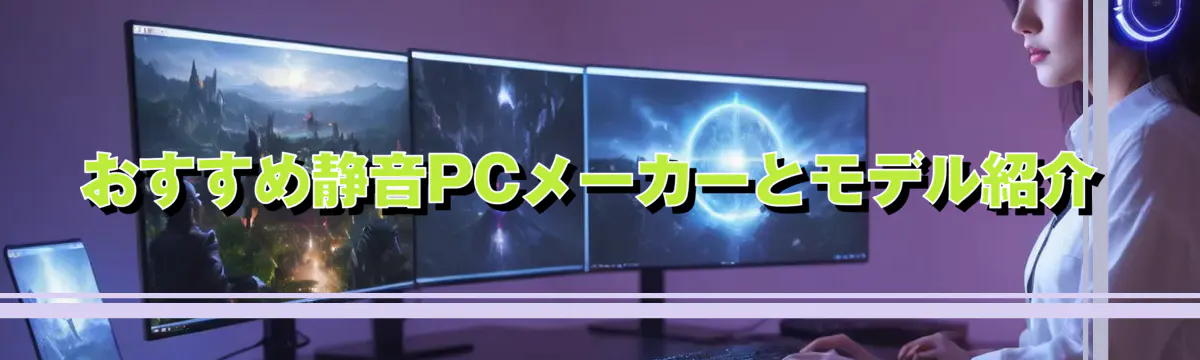おすすめ静音PCメーカーとモデル紹介