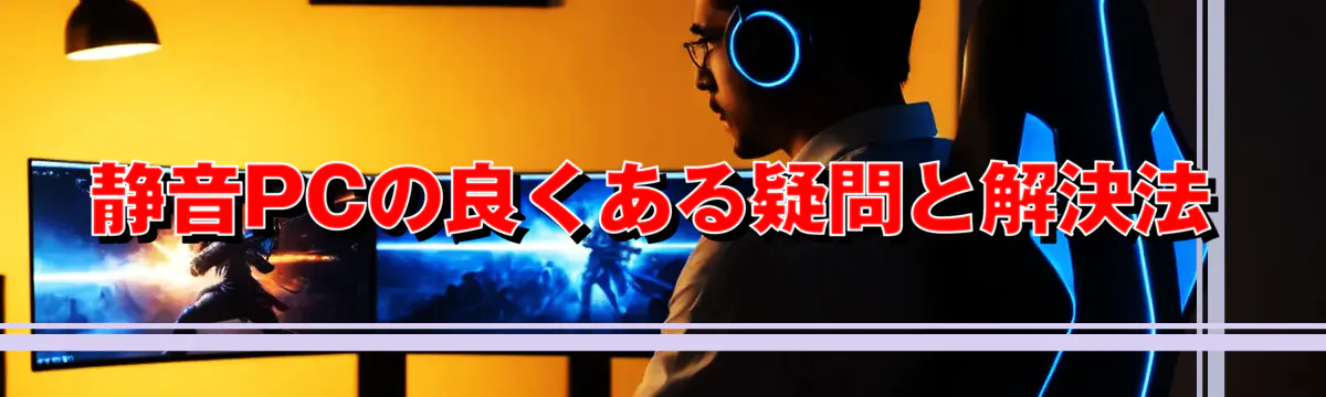 静音PCの良くある疑問と解決法