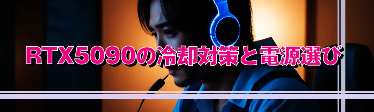 RTX5090の冷却対策と電源選び