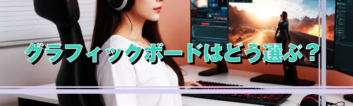 グラフィックボードはどう選ぶ？