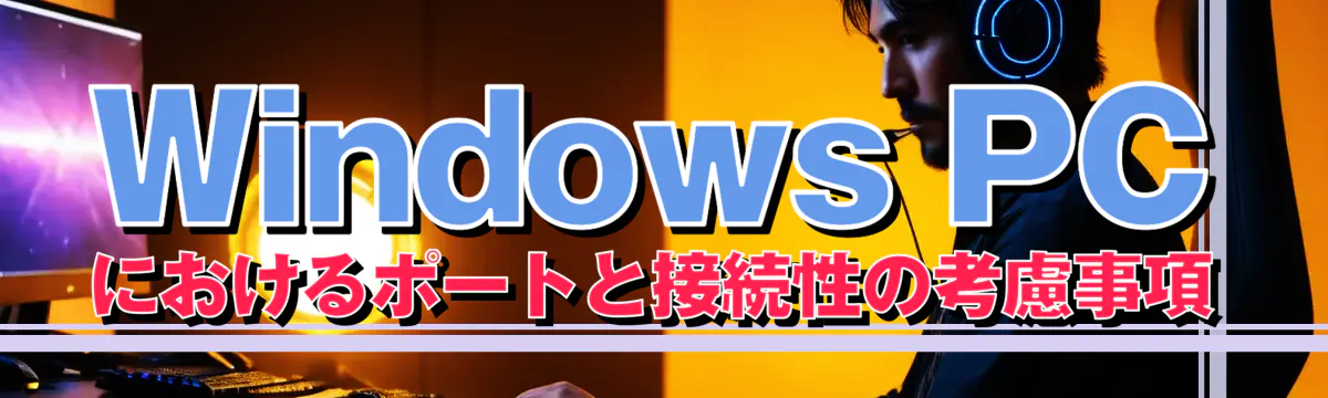 Windows PCにおけるポートと接続性の考慮事項