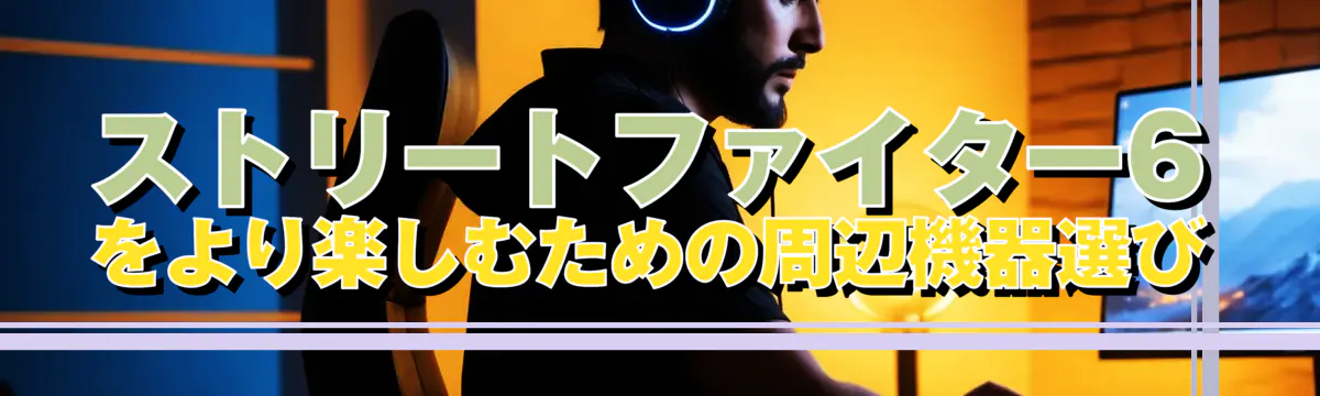 ストリートファイター6をより楽しむための周辺機器選び