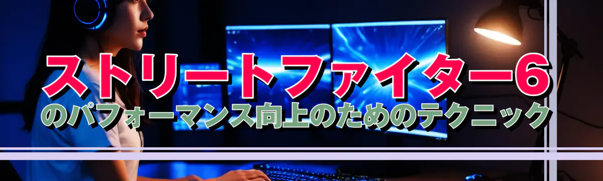 ストリートファイター6のパフォーマンス向上のためのテクニック
