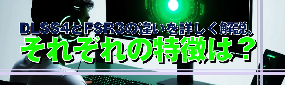 DLSS4とFSR3の違いを詳しく解説、それぞれの特徴は?