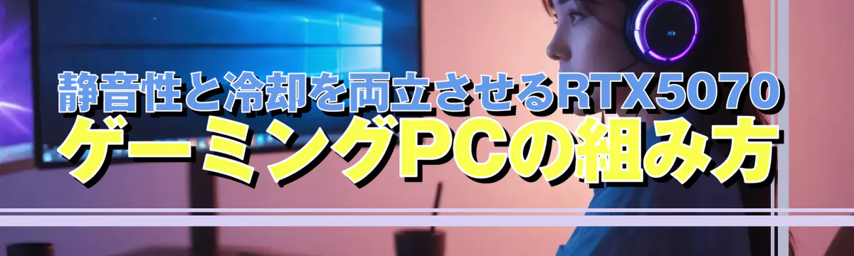 静音性と冷却を両立させるRTX5070ゲーミングPCの組み方