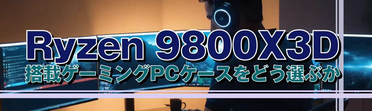 Ryzen&nbsp;9800X3D 搭載ゲーミングPCケースをどう選ぶか