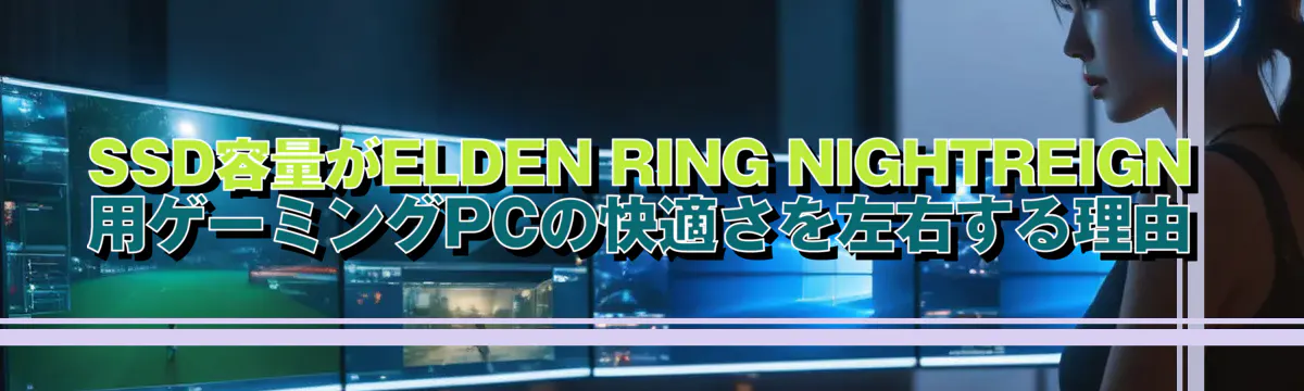 SSD容量がELDEN RING NIGHTREIGN用ゲーミングPCの快適さを左右する理由