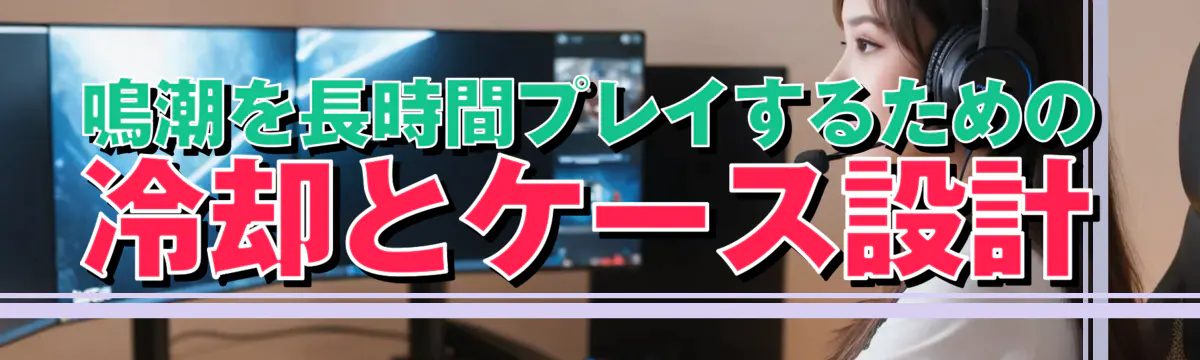 鳴潮を長時間プレイするための冷却とケース設計