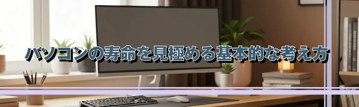 パソコンの寿命を見極める基本的な考え方