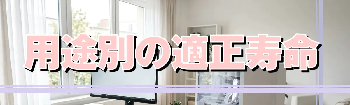 用途別の適正寿命