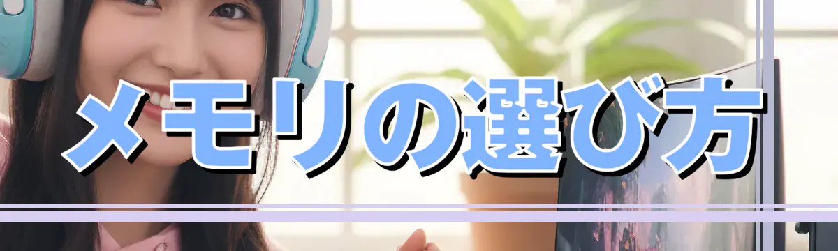 メモリの選び方