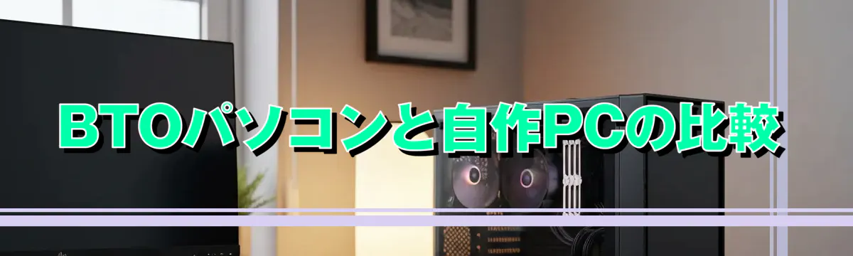 BTOパソコンと自作PCの比較