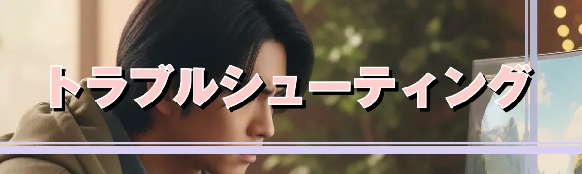 トラブルシューティング