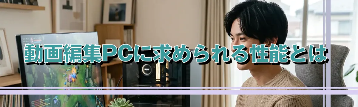 動画編集PCに求められる性能とは