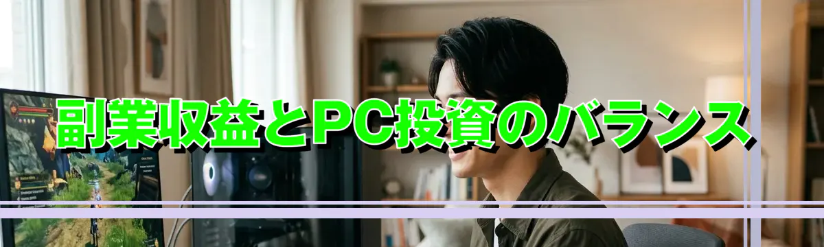 副業収益とPC投資のバランス