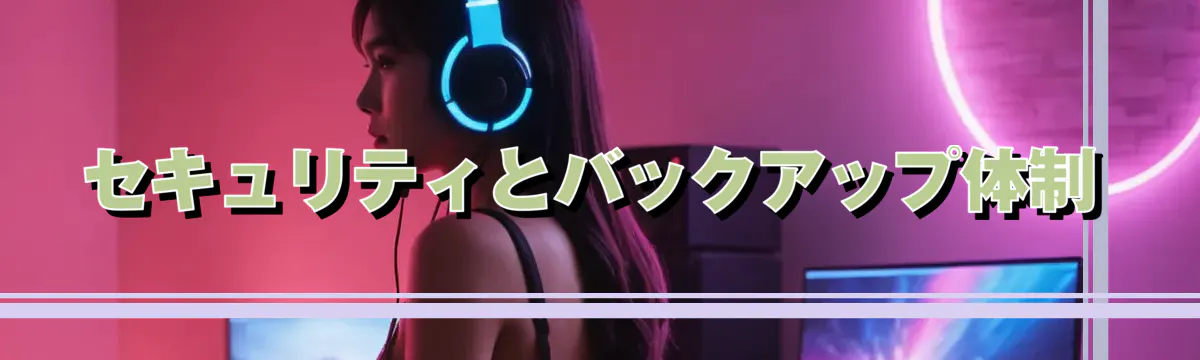 セキュリティとバックアップ体制