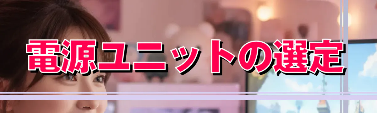 電源ユニットの選定