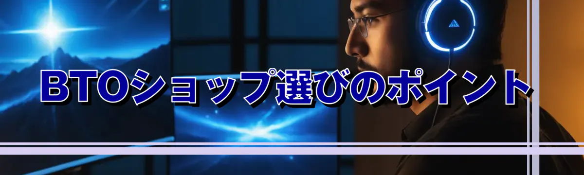 BTOショップ選びのポイント