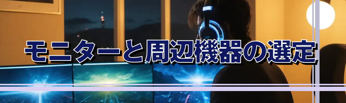 モニターと周辺機器の選定