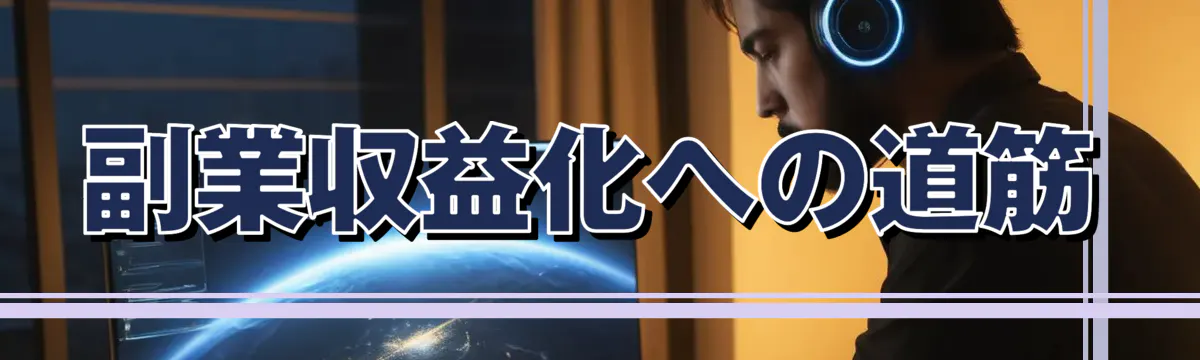 副業収益化への道筋