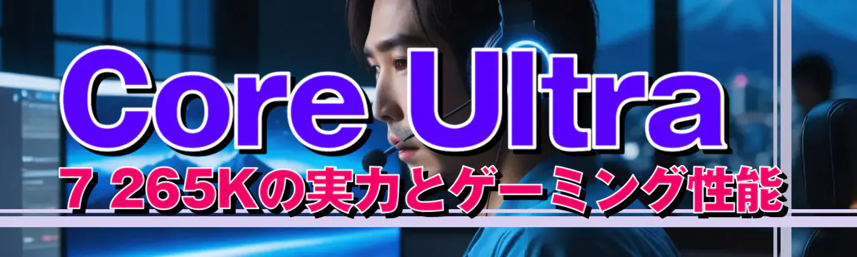 Core Ultra 7 265Kの実力とゲーミング性能
