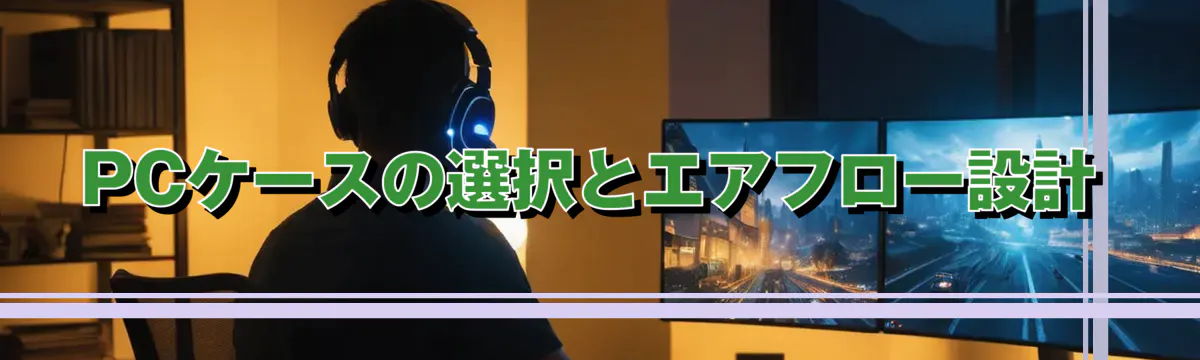 PCケースの選択とエアフロー設計