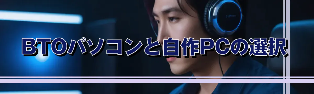 BTOパソコンと自作PCの選択