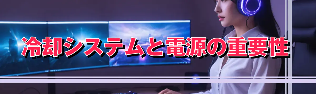 冷却システムと電源の重要性