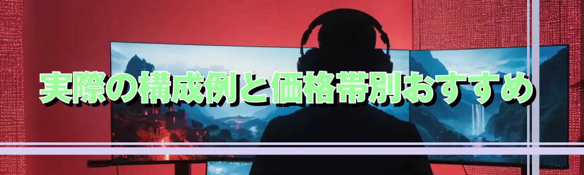 実際の構成例と価格帯別おすすめ