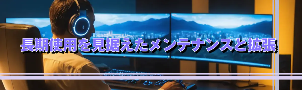 長期使用を見据えたメンテナンスと拡張