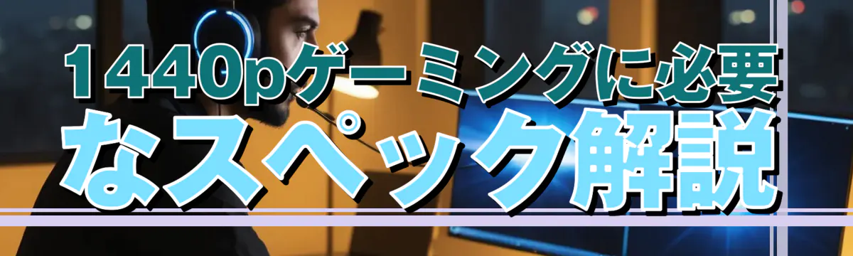 1440pゲーミングに必要なスペック解説