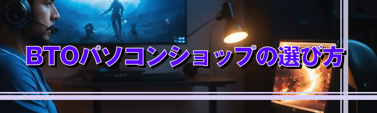 BTOパソコンショップの選び方