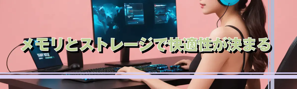 メモリとストレージで快適性が決まる