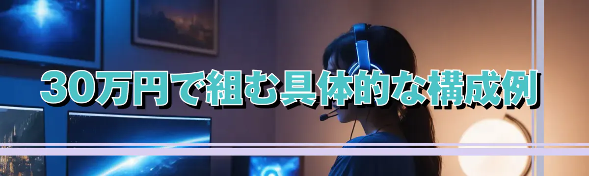 30万円で組む具体的な構成例
